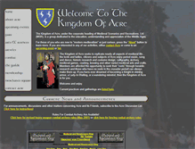 Tablet Screenshot of kingdomofacre.org